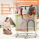 preview thumbnail 37 of 38, Gymax 6-in-1 Kids Trampoline Combo 55'' Toddler Play Activity Center