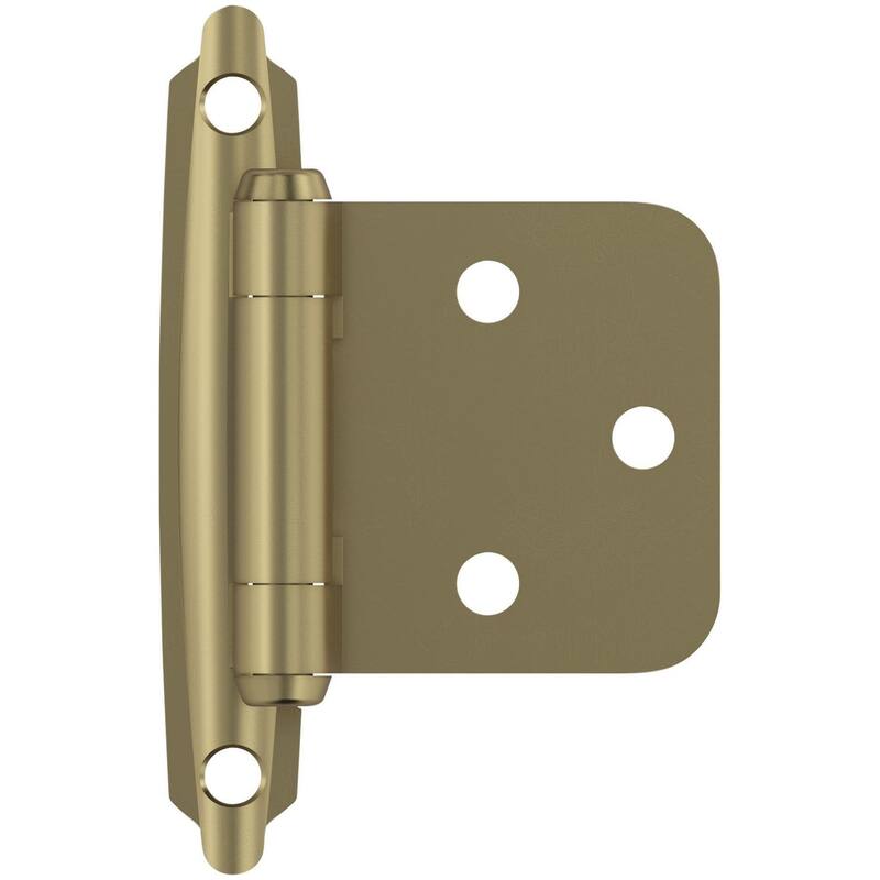 Amerock BP3429 Functional Hardware Variable Overlay Surface Mount - Golden Champagne - Golden Champagne