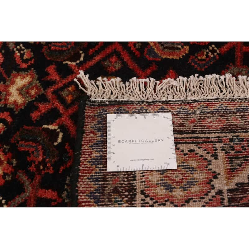 ECARPETGALLERY Hand-knotted Andelz Navy Wool Rug - 3'5 x 12'8