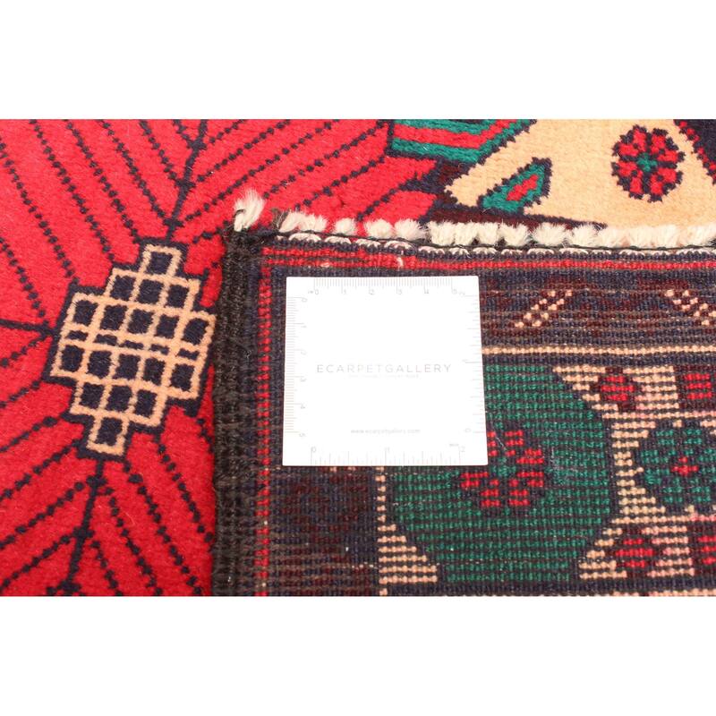 ECARPETGALLERY Hand-knotted Teimani Light Orange Wool Rug - 2'10 x 4'10