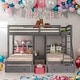 preview thumbnail 1 of 10, Modern Full Over Twin&Twin Bunk Bed,Triple Bunk Bed With Drawers for Bedroom