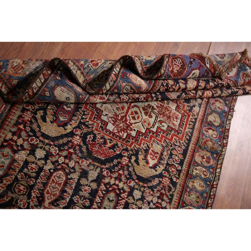 Vegetable Dye Kazak Accent Rug Hand-Knotted Wool Carpet - 2'8" x 4'11"