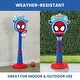 preview thumbnail 1 of 3, Spidey and His Amazing Friends Plastic Basketball Set by Delta Children - Includes Basketball Hoop, 1 Basketball and Ball Pump