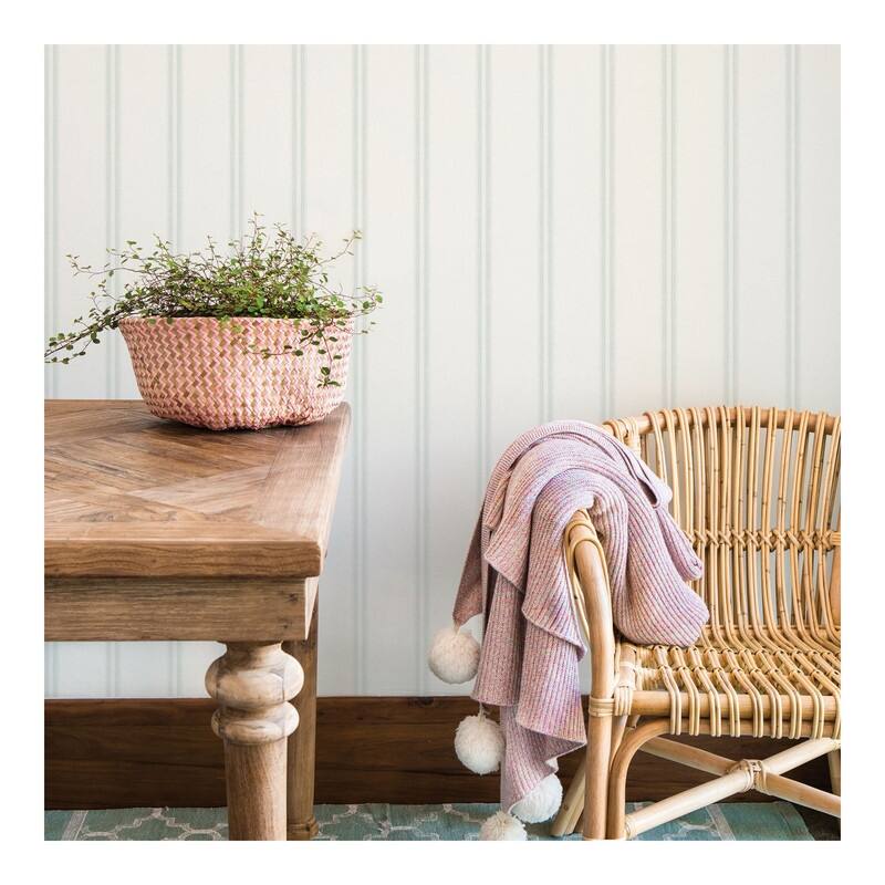 Chesapeake Johnny Teal Stripes Wallpaper - 20.5 x 396 x 0.025