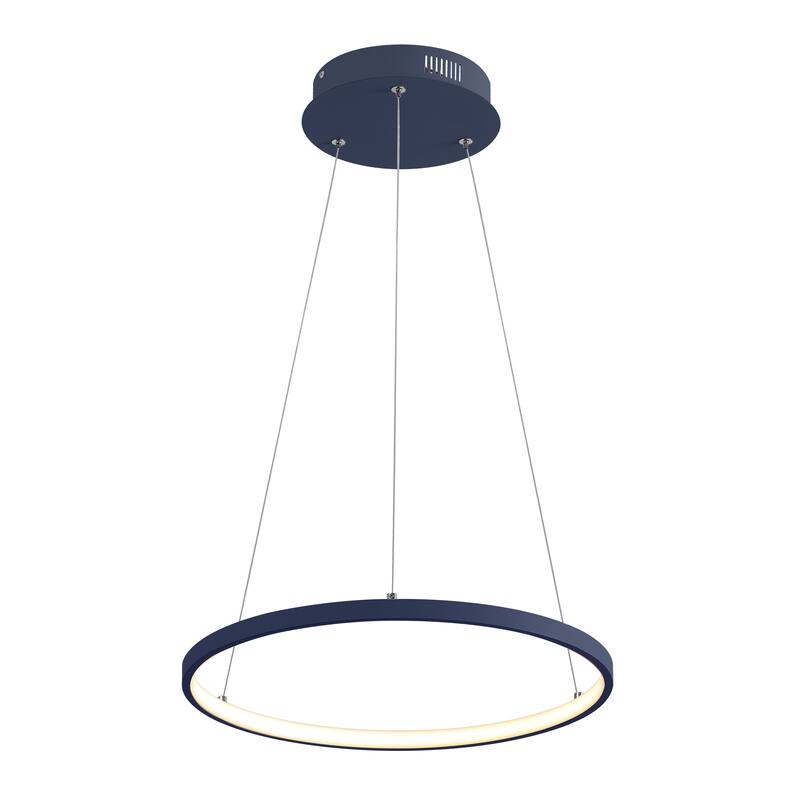 Kinsley Modern Bohemian Iron Integrated LED Pendant by JONATHAN Y