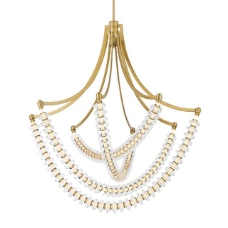 Minka Lavery 5647-L Pearl 40" Wide Abstract Chandelier