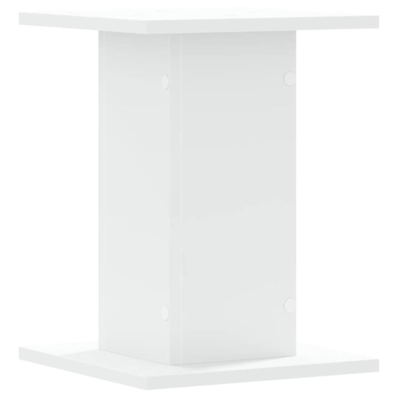 vidaXL Plant Stand White Engineered wood 11.8 x 11.8 x 15.7 in - 11.8 x 11.8 x 15.7 in