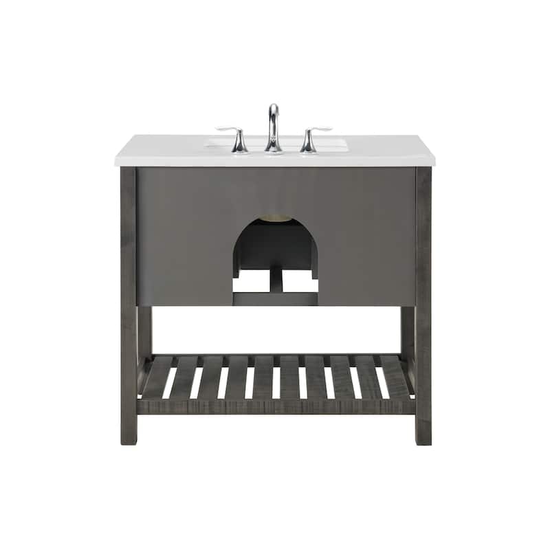Monterey 37" Farmhouse Single Bathroom Vanity with Top