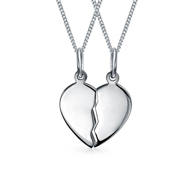broken heart friendship necklace