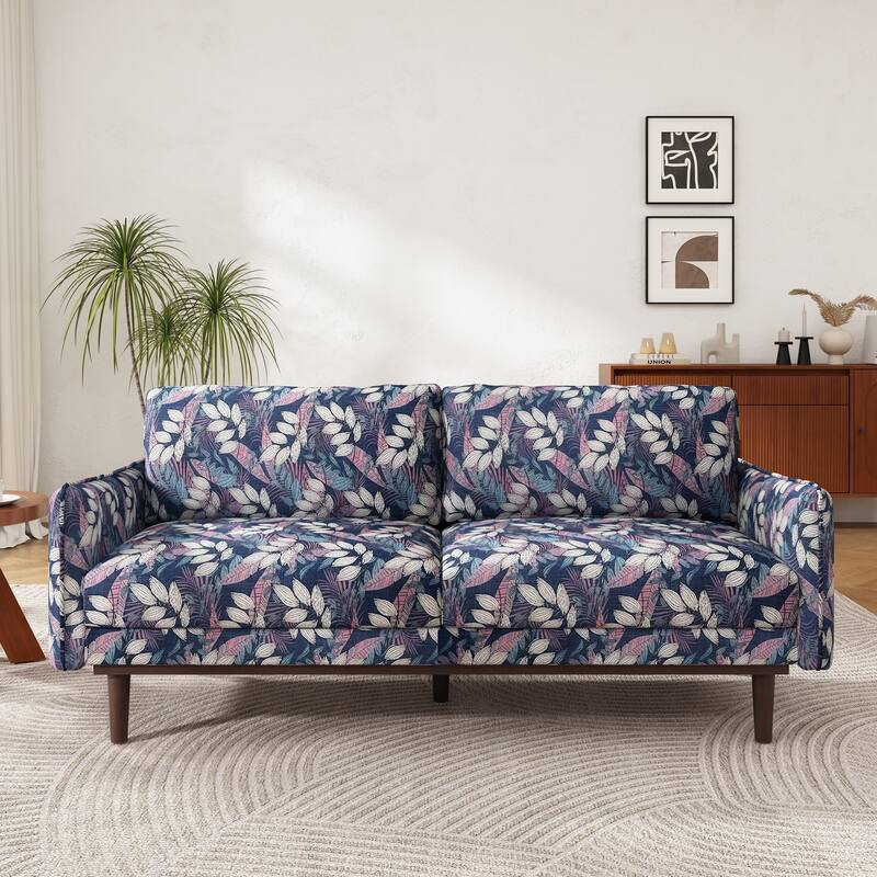 Christopher Knight Home - Lovina Modern Upholstered Loveseat Sofa with Spacious Seating and High-Density Cushioning.
