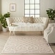 preview thumbnail 51 of 123, Nourison Palamos Geometric Scroll Indoor Outdoor Area Rug 4' x 6' - Cream