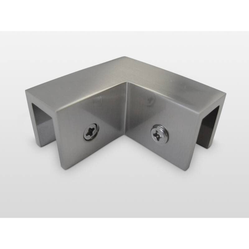 Glass Warehouse 78" x 46" x 32" Frameless 90 Degree Shower Enclosure - Wall Hinge