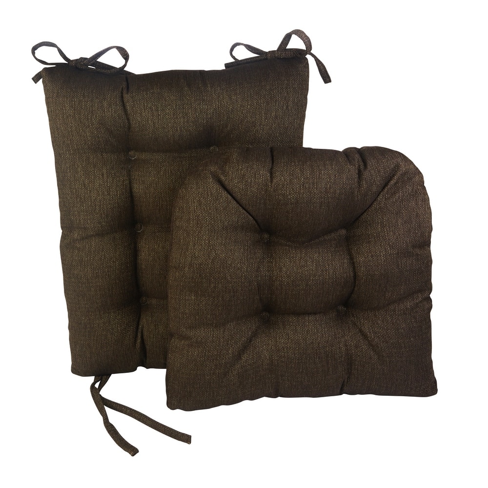 Klear Vu Non-Slip Omega Jumbo Rocking Chair Cushion Set