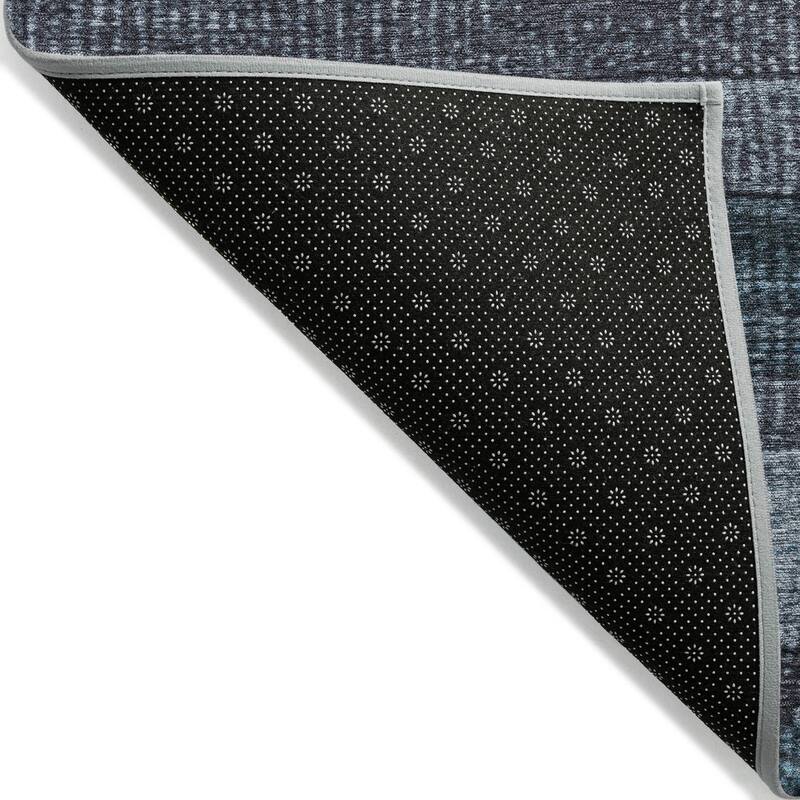 HomeRoots Striped Transitional Rectangle Outdoor Rug