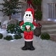 preview thumbnail 1 of 2, Jack Skellington in Santa Suit with Wreath Airblown Inflatable
