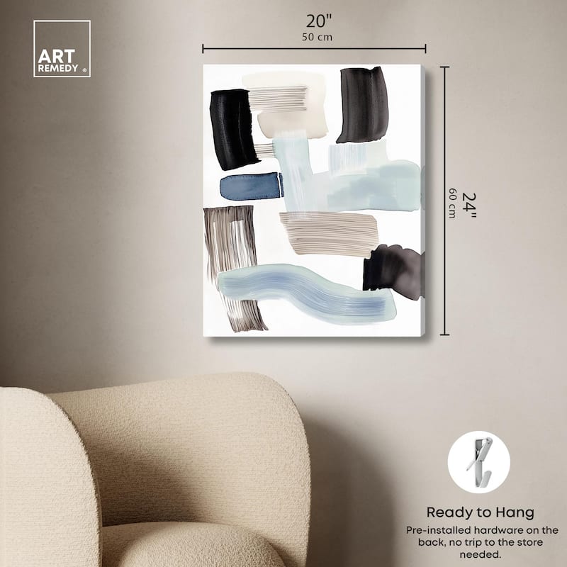 Abstract Order Canvas by Art Remedy, Gallery Wrapped