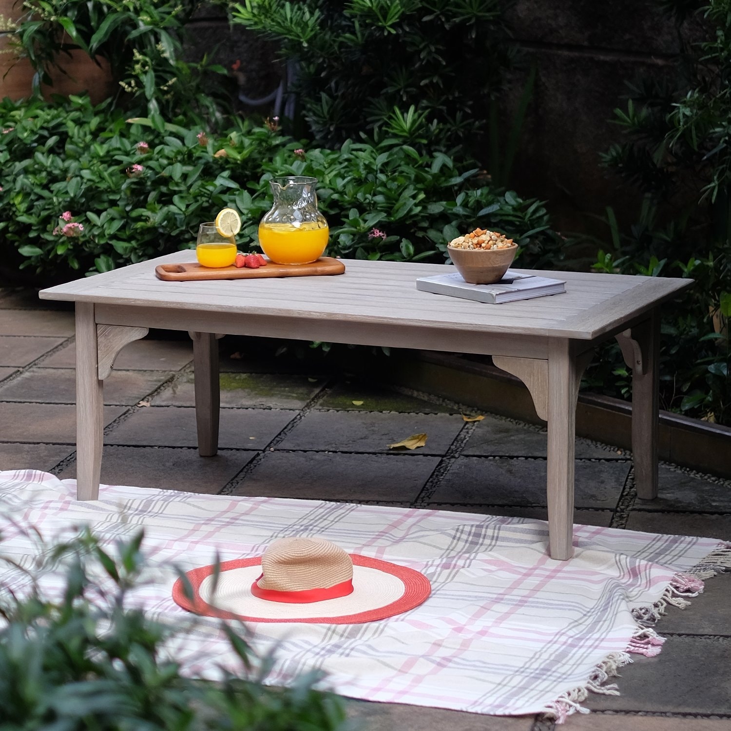 Cambridge Casual Leon Teak Patio Coffee Table