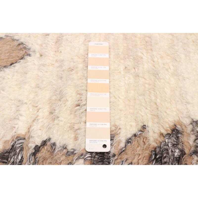 ECARPETGALLERY Hand-knotted Tangier Ivory Wool Rug - 8'0 x 10'2