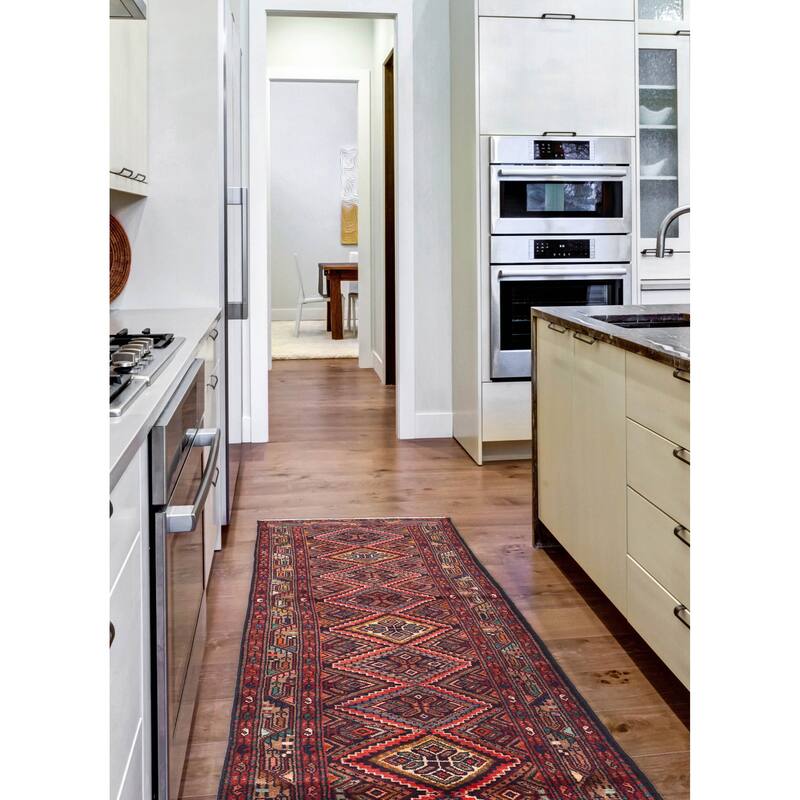 ECARPETGALLERY Hand-knotted Konya Anatolian Dark Navy Wool Rug - 2'11 x 8'9