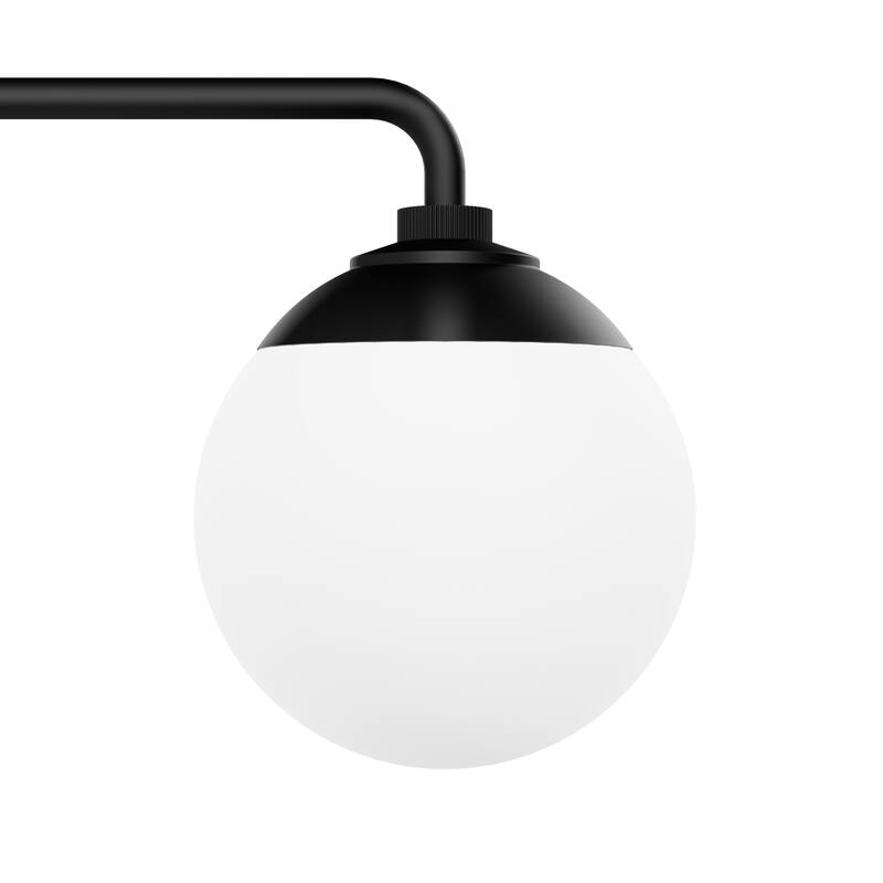 Hunter Hepburn 3 Light Vanity Wall Light, Damp-Rated - Vintage, Mid-Century Modern, Glam