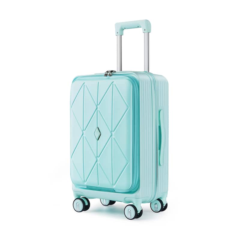 Luggage Sets 3 Piece(20/24/28), Expandable Carry On Luggage with TSA Lock, Front Pocket and Spinner Wheels