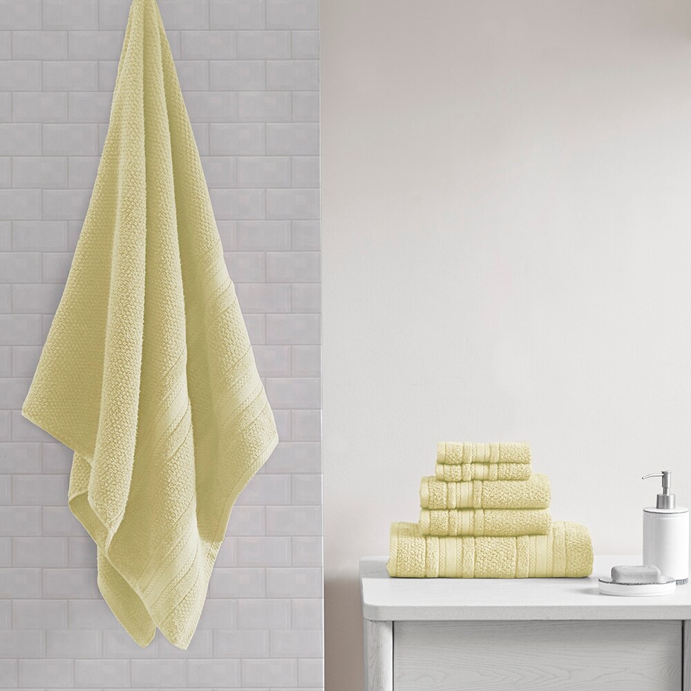 Yellow towels bed bath and beyond sales
