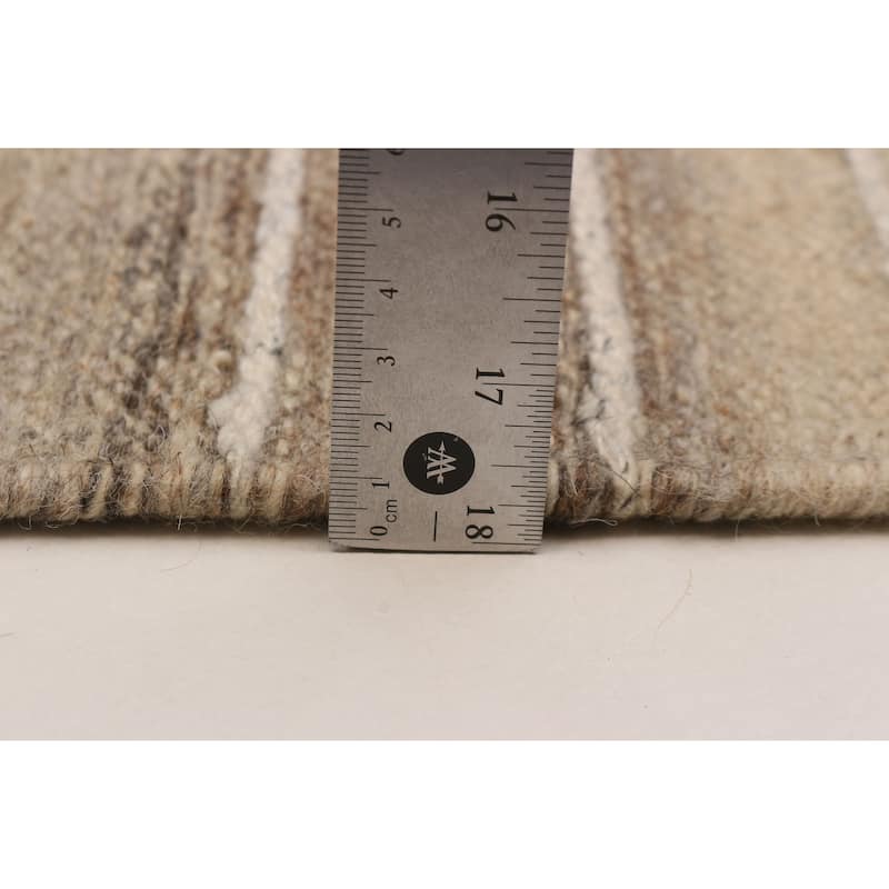 Boho Tan Kilim 5'3" x 8'0" - 5'3 x 8'0