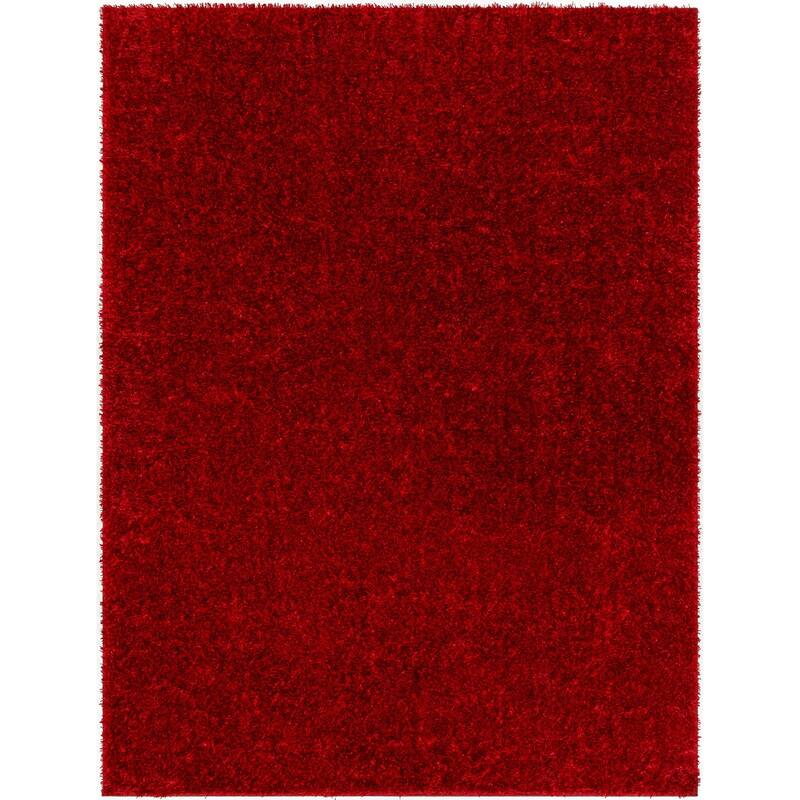 Livabliss Cloudy Shag Vibrant Solid Plush Area Rug