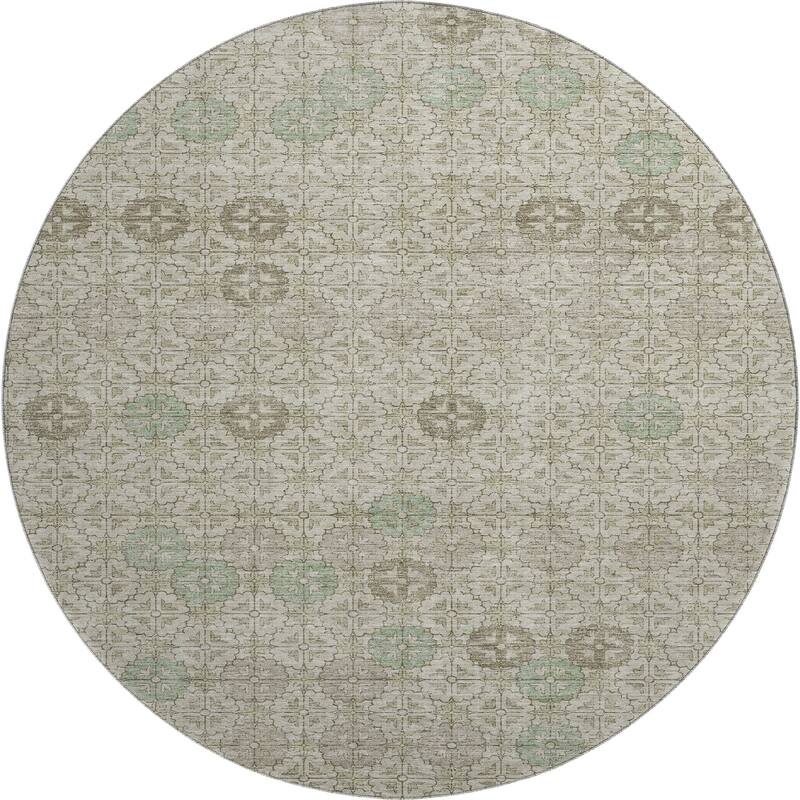 Premium Washable Super Soft Geo Mosaic Mayfield Rug