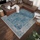 preview thumbnail 17 of 39, Addison Sterling Distressed Border Power Loomed Area Rug