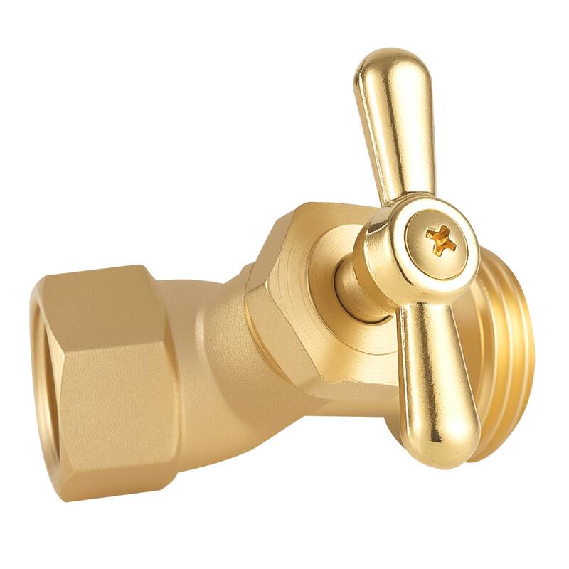 Anmytek Hose Bibb 1/2 Inch FIP x 3/4 Inch MHT Faucet Spigot