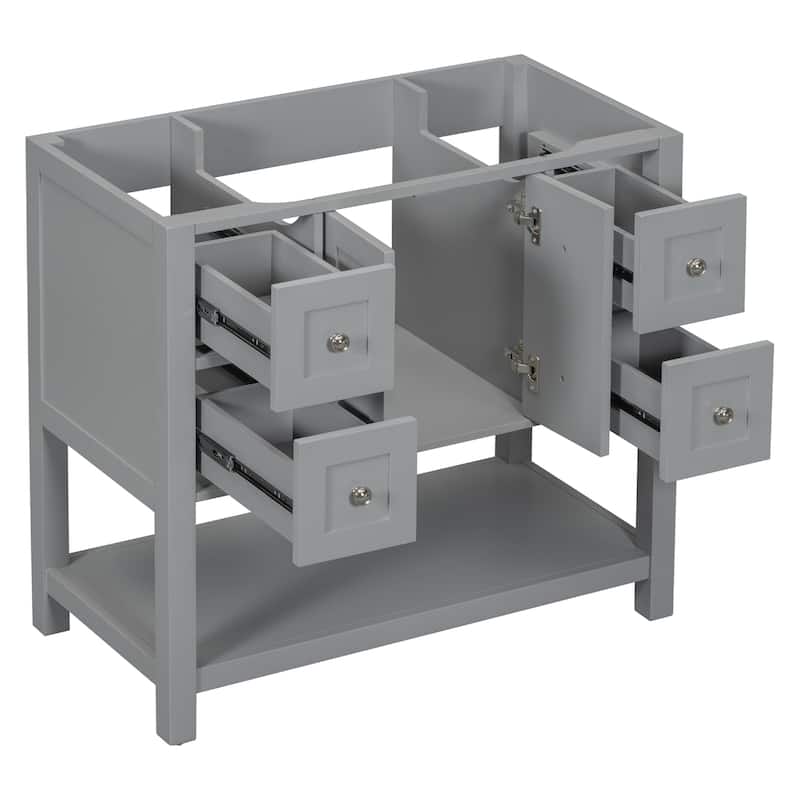 36" Bathroom Vanity Cabinet without Sink