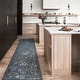 preview thumbnail 2 of 27, Alexander Home Jewel Boho Distressed Vintage Area Rug 2'-7" x 10' Runner - Navy / Red