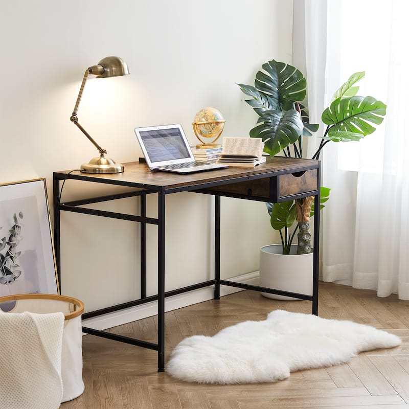 Suprima® Desk - Drawer Addition - Hickory Teak by DormCo