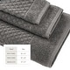 preview thumbnail 97 of 197, Linery & Co. Cotton Diamond Waffle Texture Bath Towels