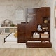 preview thumbnail 6 of 34, Dover Twin over Full Staircase Bunk Bed with Storage Drawer and Twin Trundle