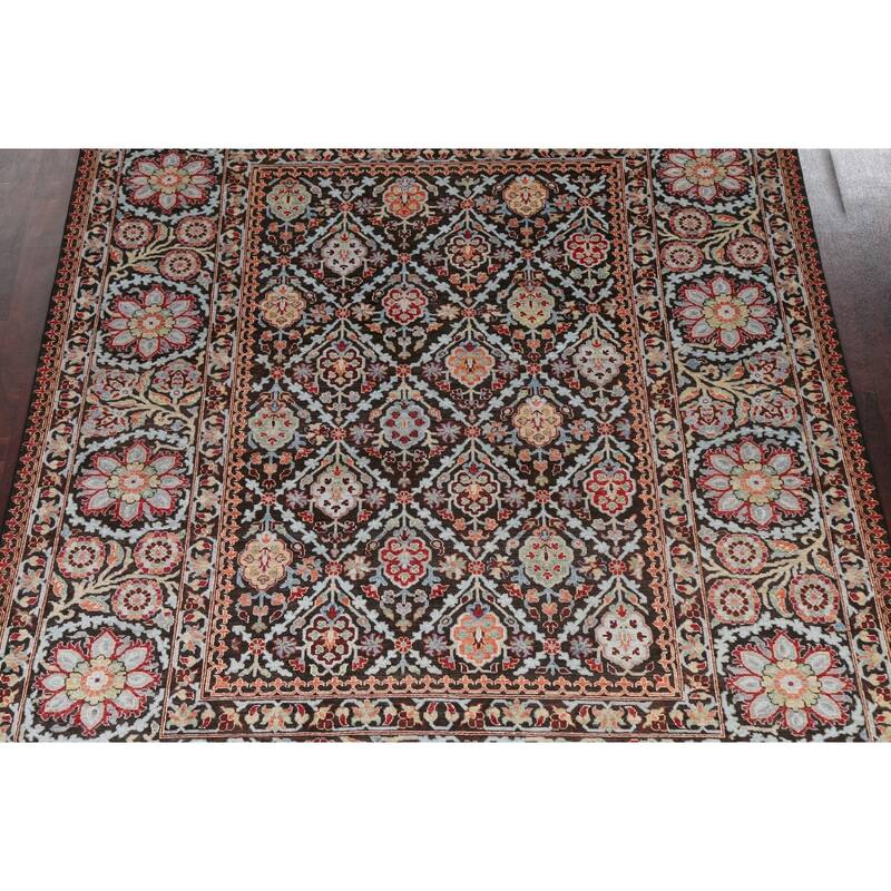 Vegetable Dye Traditional Ziegler Oriental Wool Area Rug Hand-knotted - 7'9" x 9'10"