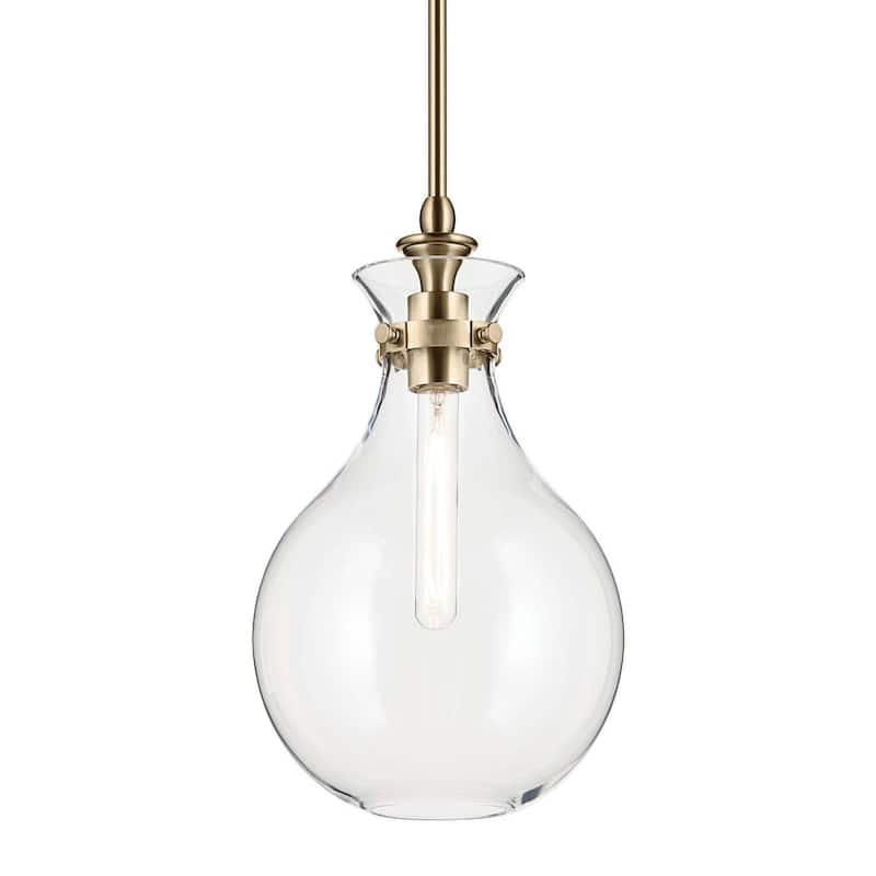 Kichler 52776CLR Laria 10" Wide Mini Pendant - Champagne Bronze