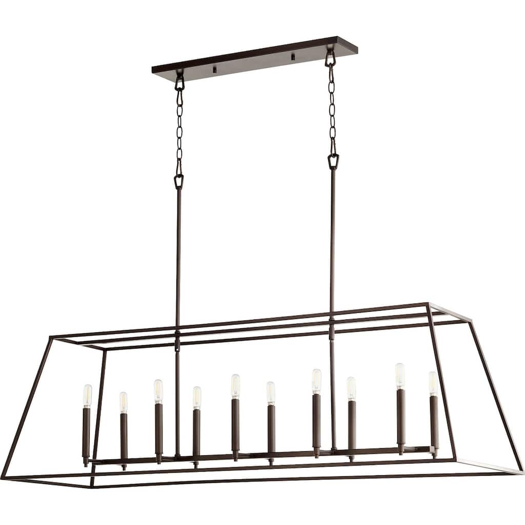 Quorum International Gabriel 10 Light 54" Wide Chandelier