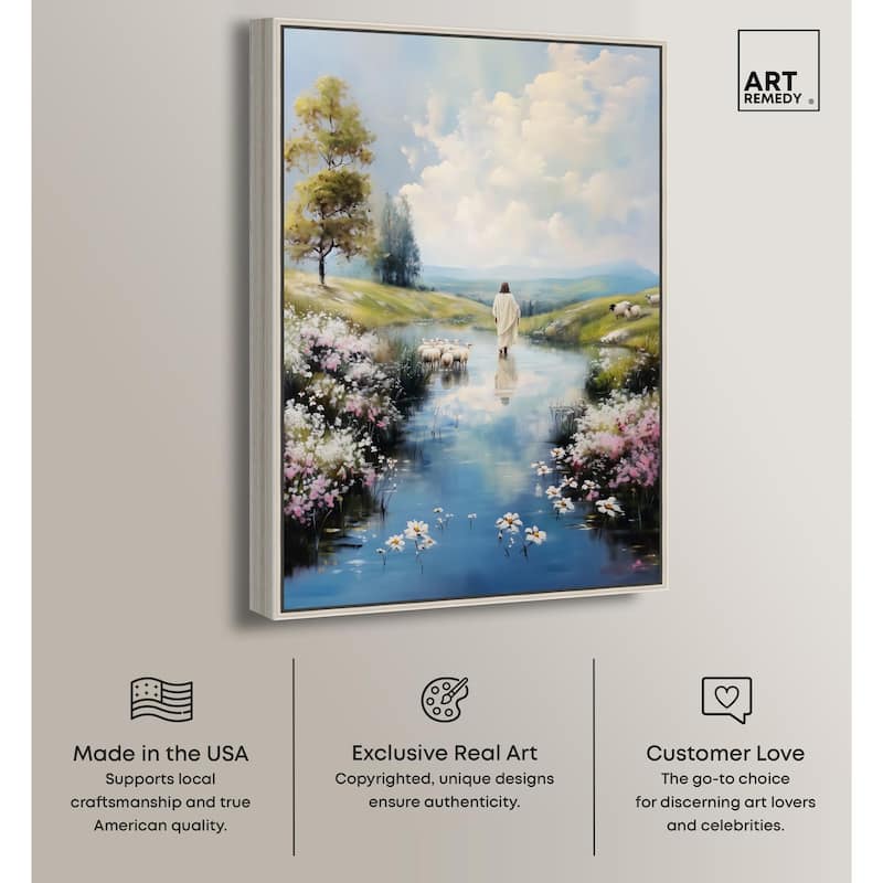 Caretaker's Calm Crossing I Canvas by Art Remedy