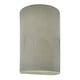 preview thumbnail 23 of 45, Justice Design Ambiance - Large Cylinder Wall Sconce - Closed Top - Replaceable Bulb Celadon Green Crackle