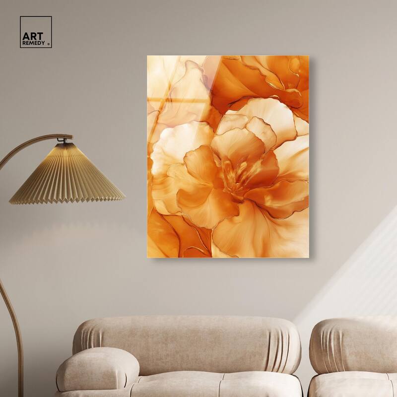 Sunlit Bloom I Acrylic by Art Remedy, Ready to Hang