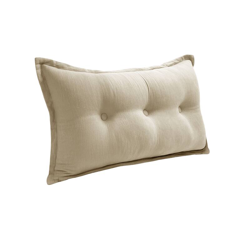 WOWMAX Headboard Pillow Bed Rest Body Pillow Back Support Reading