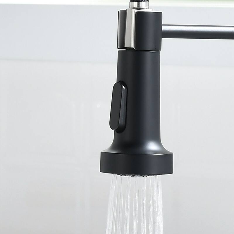 Single Handle Pull-down 360 Degrees Swivel Kitchen Faucet