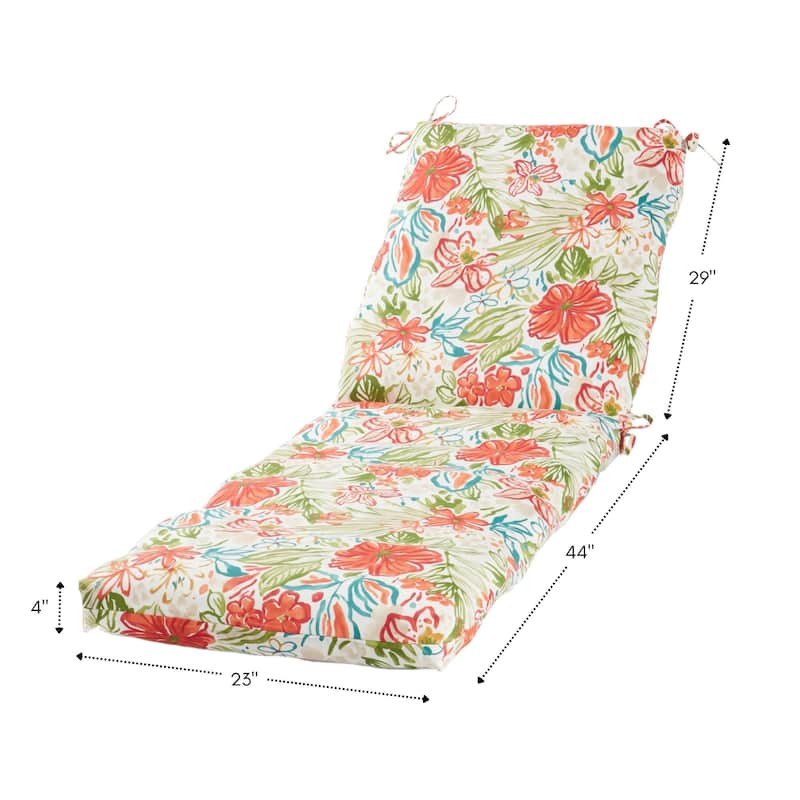 Greendale Home Fashions Outdoor Chaise Cushion (Cushion Only)