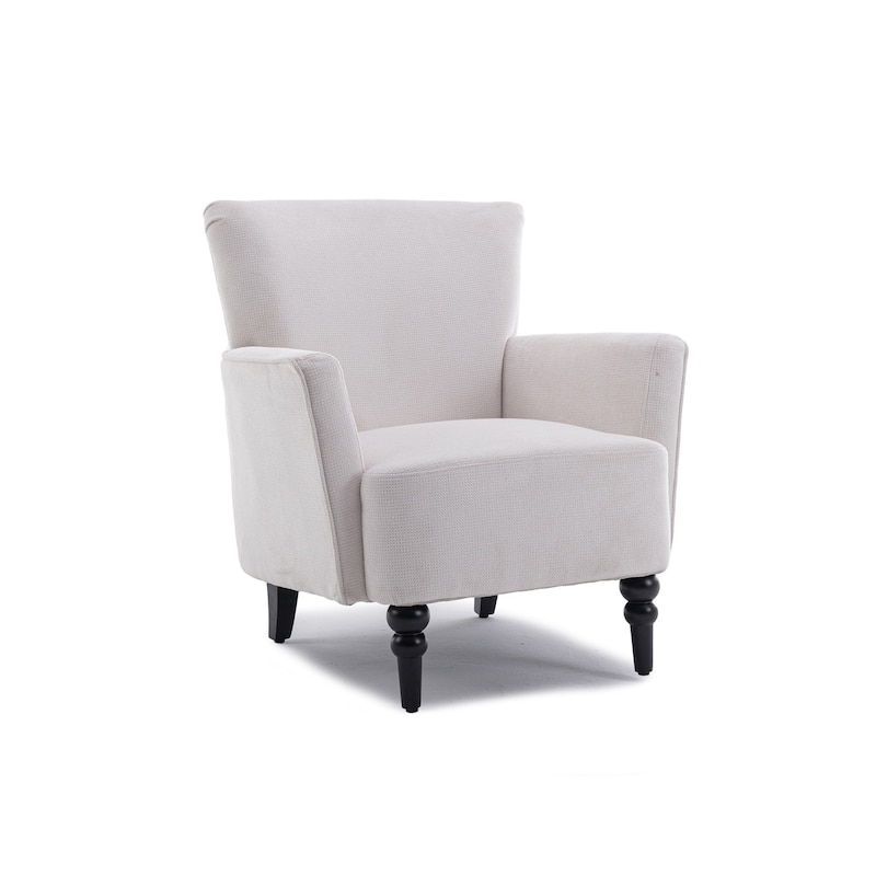 Armchair Modern Accent with Linen surface