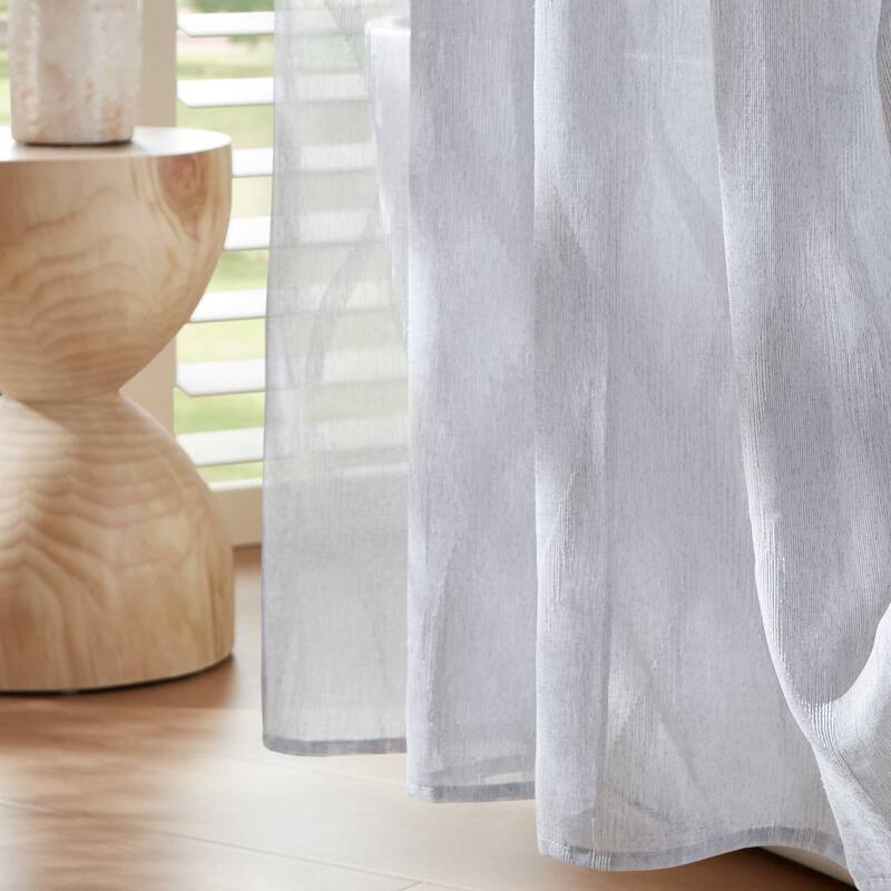 Madison Park Candice Sheer Shower Curtain