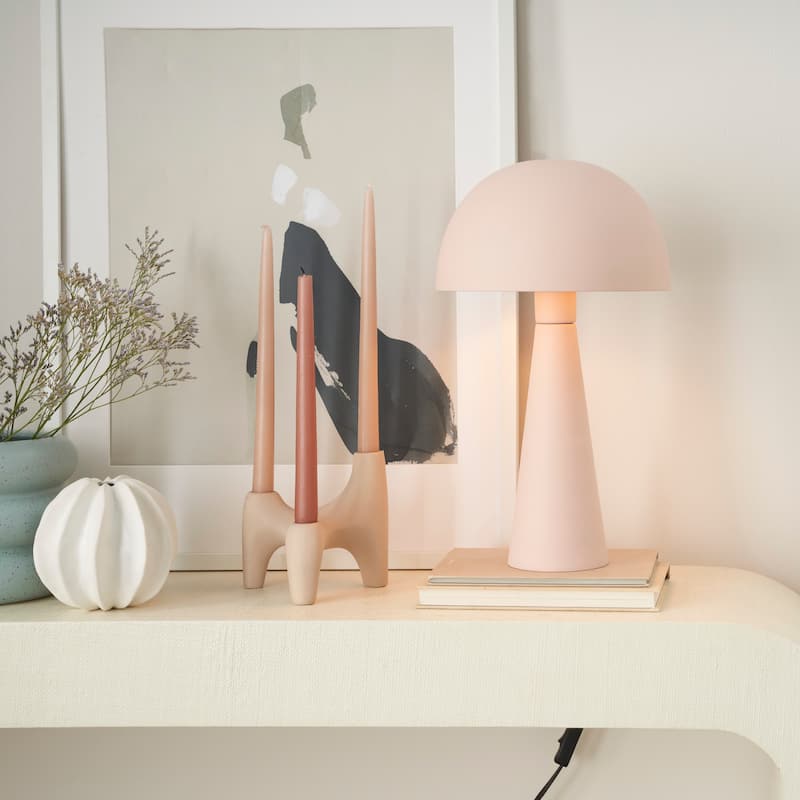 Nourison 16" Mid-Century Mushroom Table Lamp