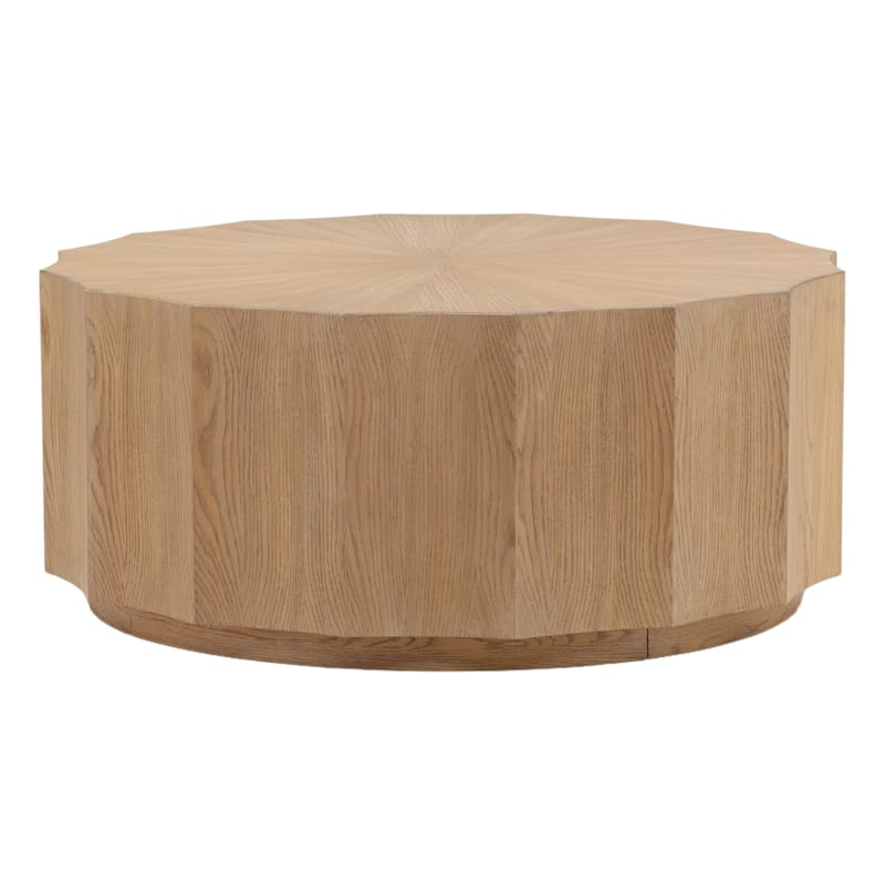 Tabitha Rubberwood Coffee Table, Natural