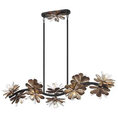 Savoy House 1-1963-10 Giselle 10 Light 11" Wide Crystal Linear